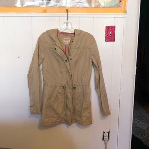 Mossimo Supply Co. Jackets & Coats - khaki "raincoat" style jacket Mossimo Supply Co. Jackets & Coats - khaki "raincoat" style jacket